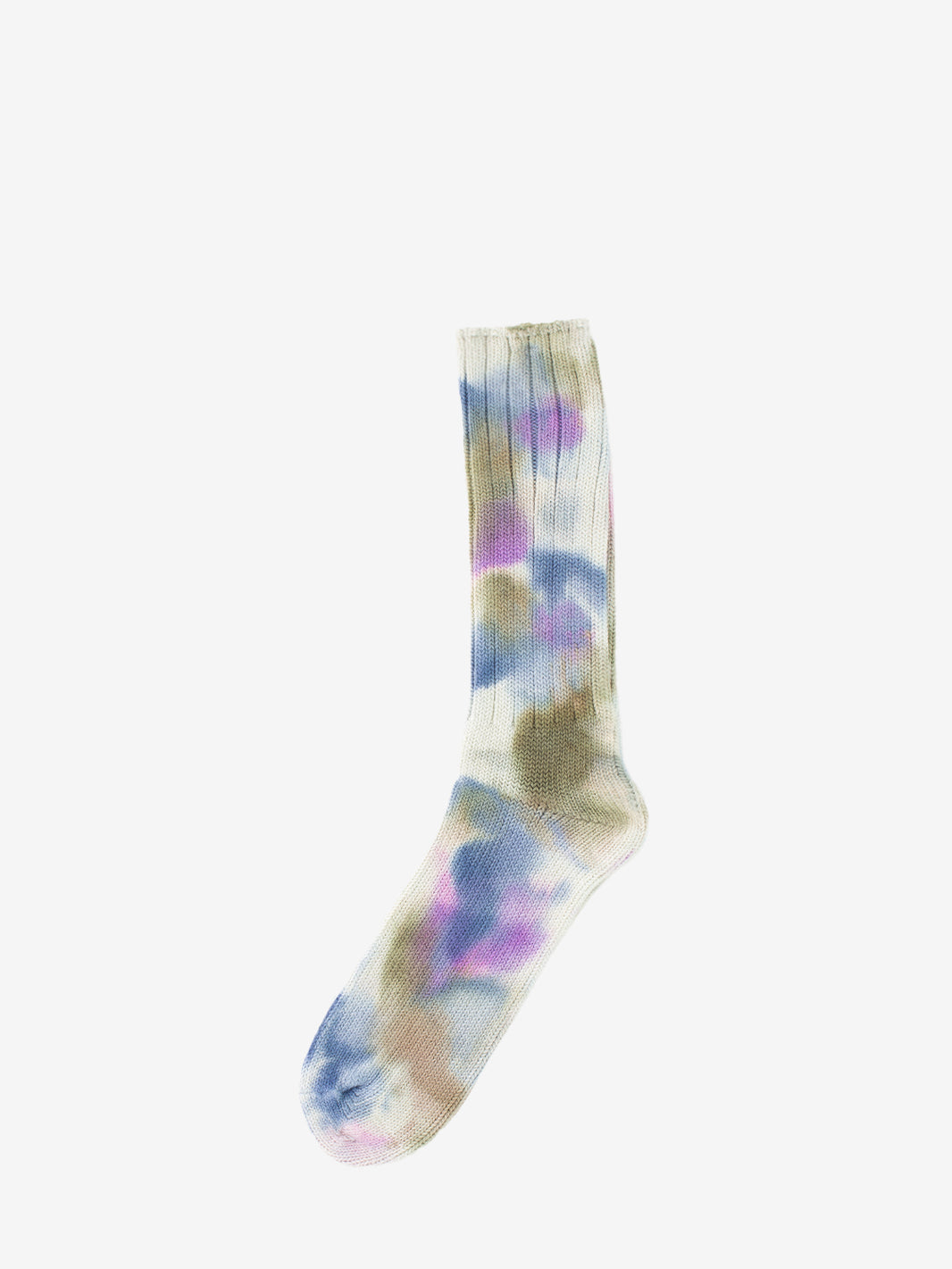 Scatter Dye Purple Socks