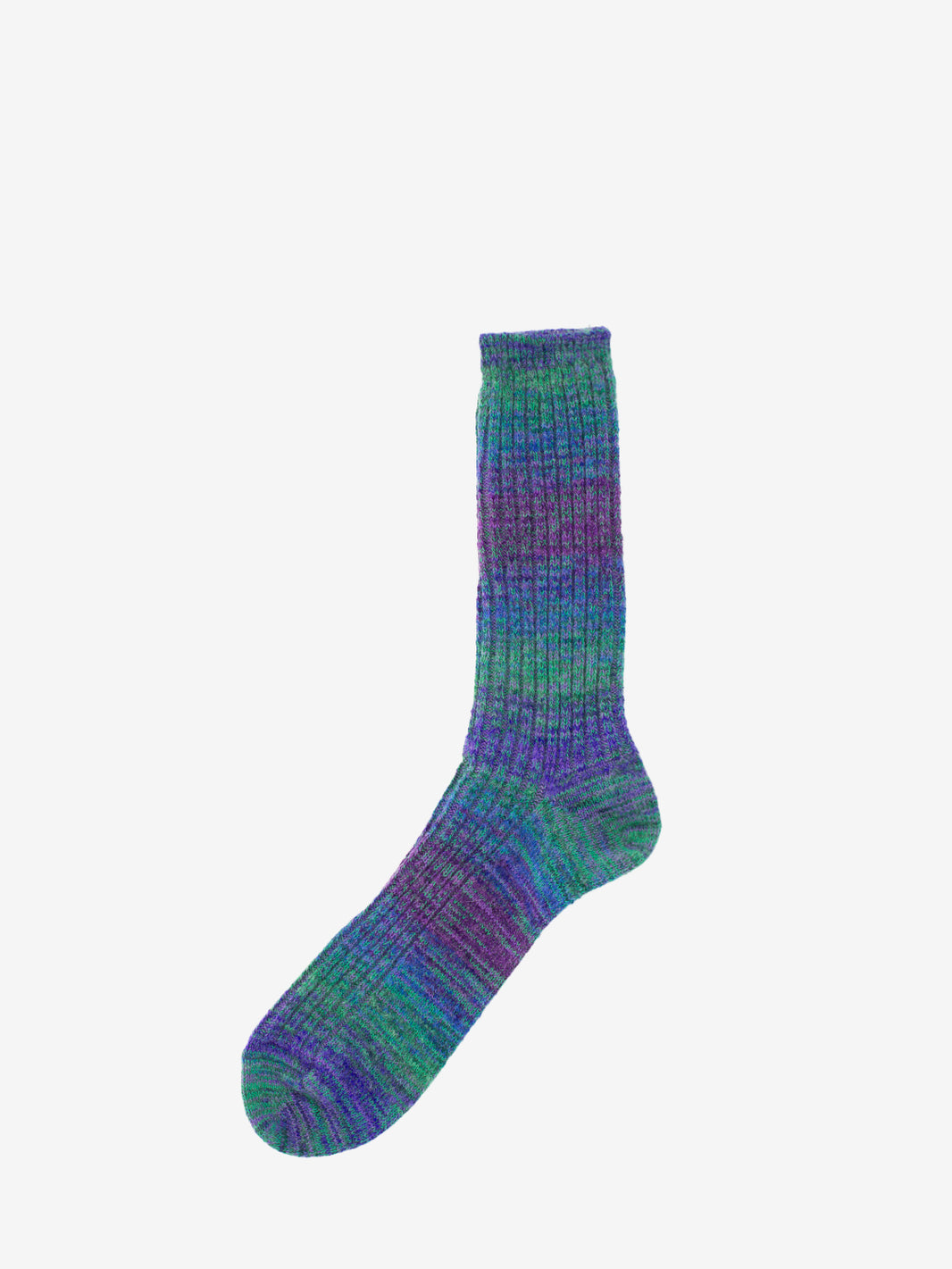 Splash pattern blue socks