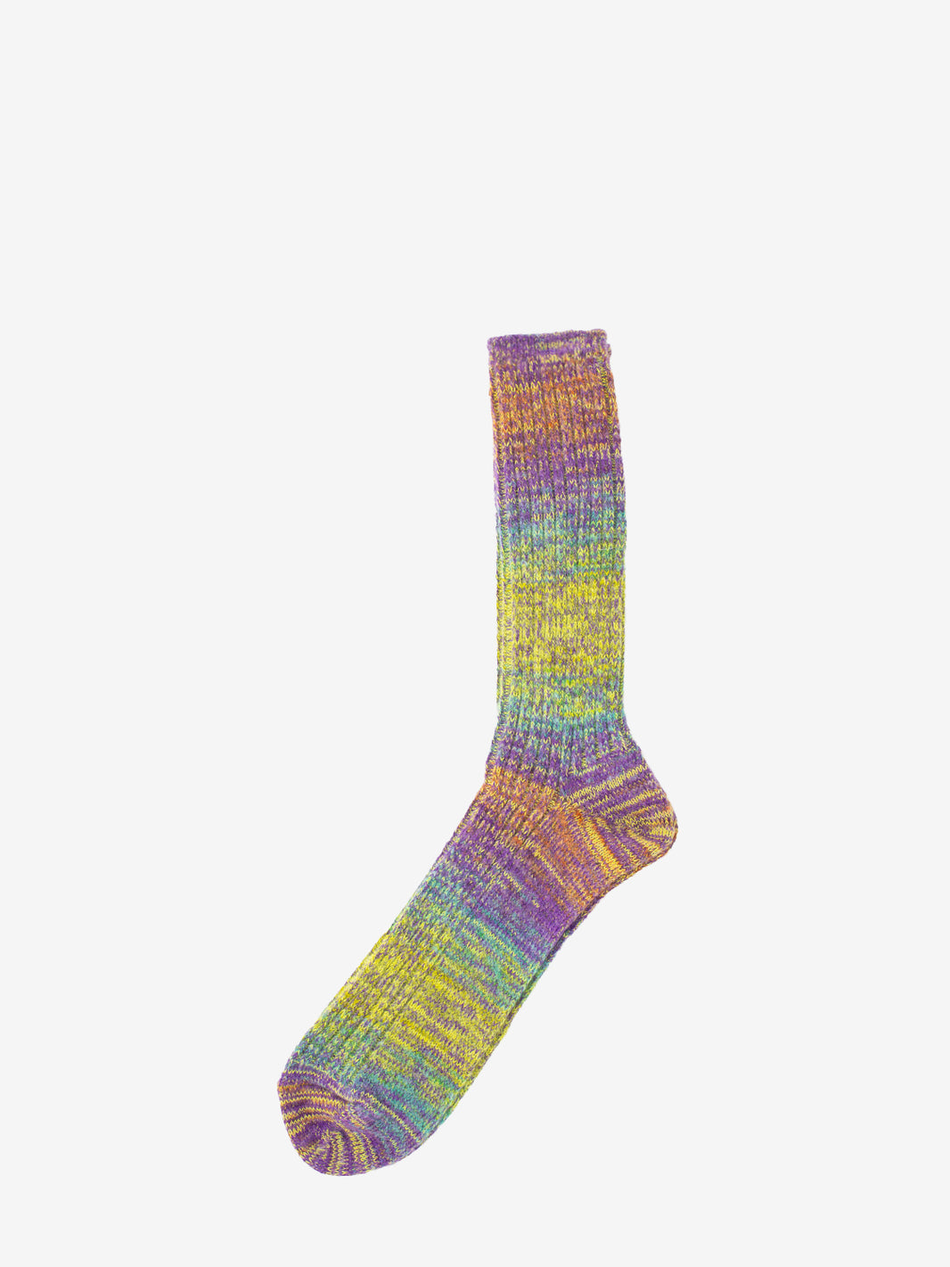 Splash Pattern Purple Socks