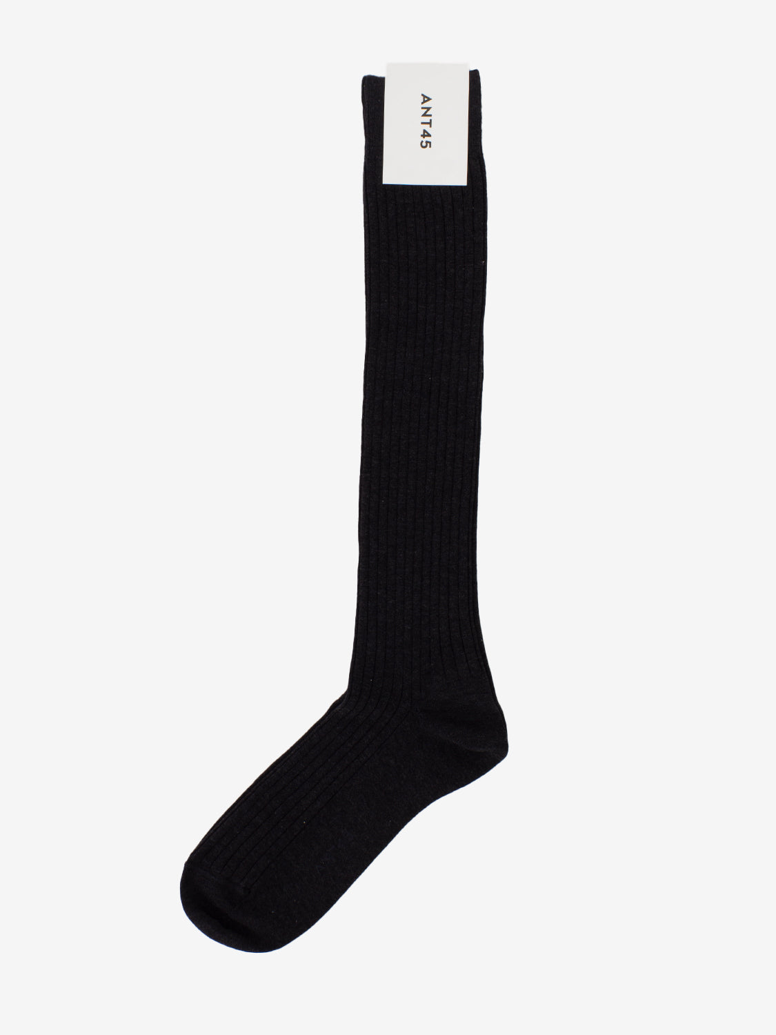 Long anthracite thread socks