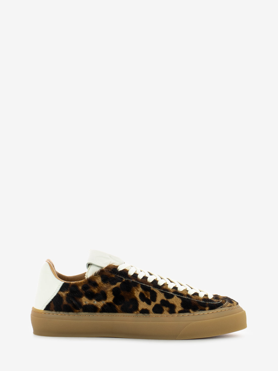 Sneakers in cavallino brown / animalier