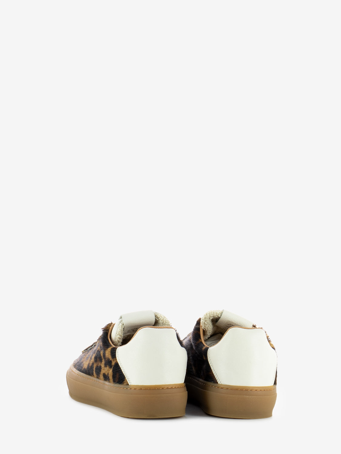 Sneakers in cavallino brown / animalier