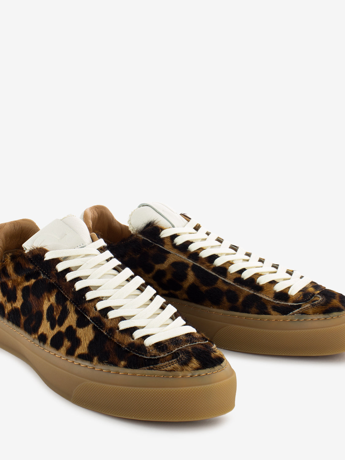 Sneakers in cavallino brown / animalier