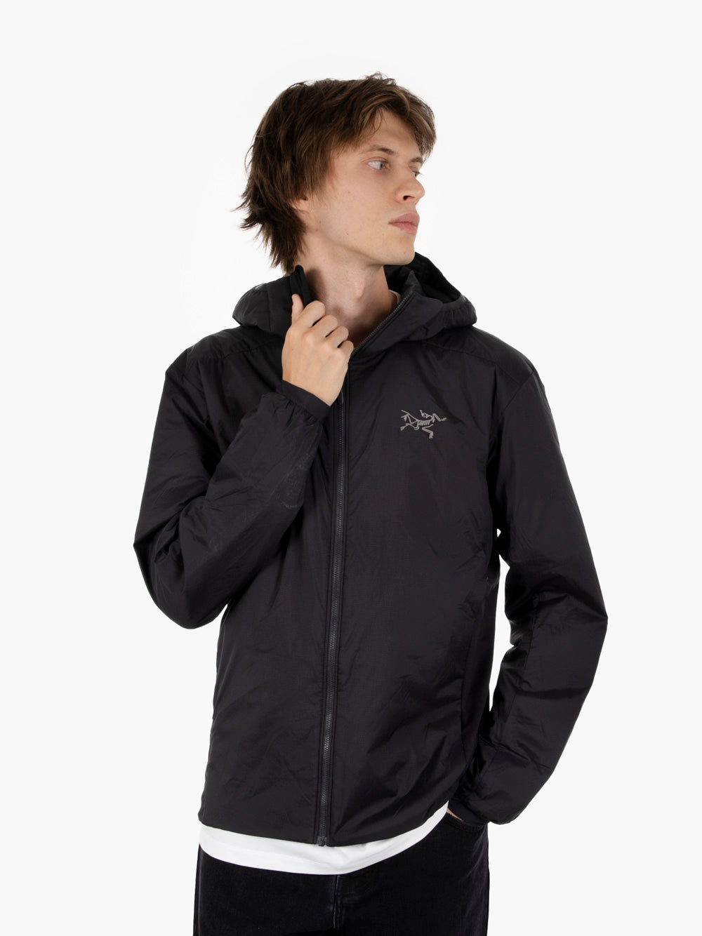 Atom Hoody M black