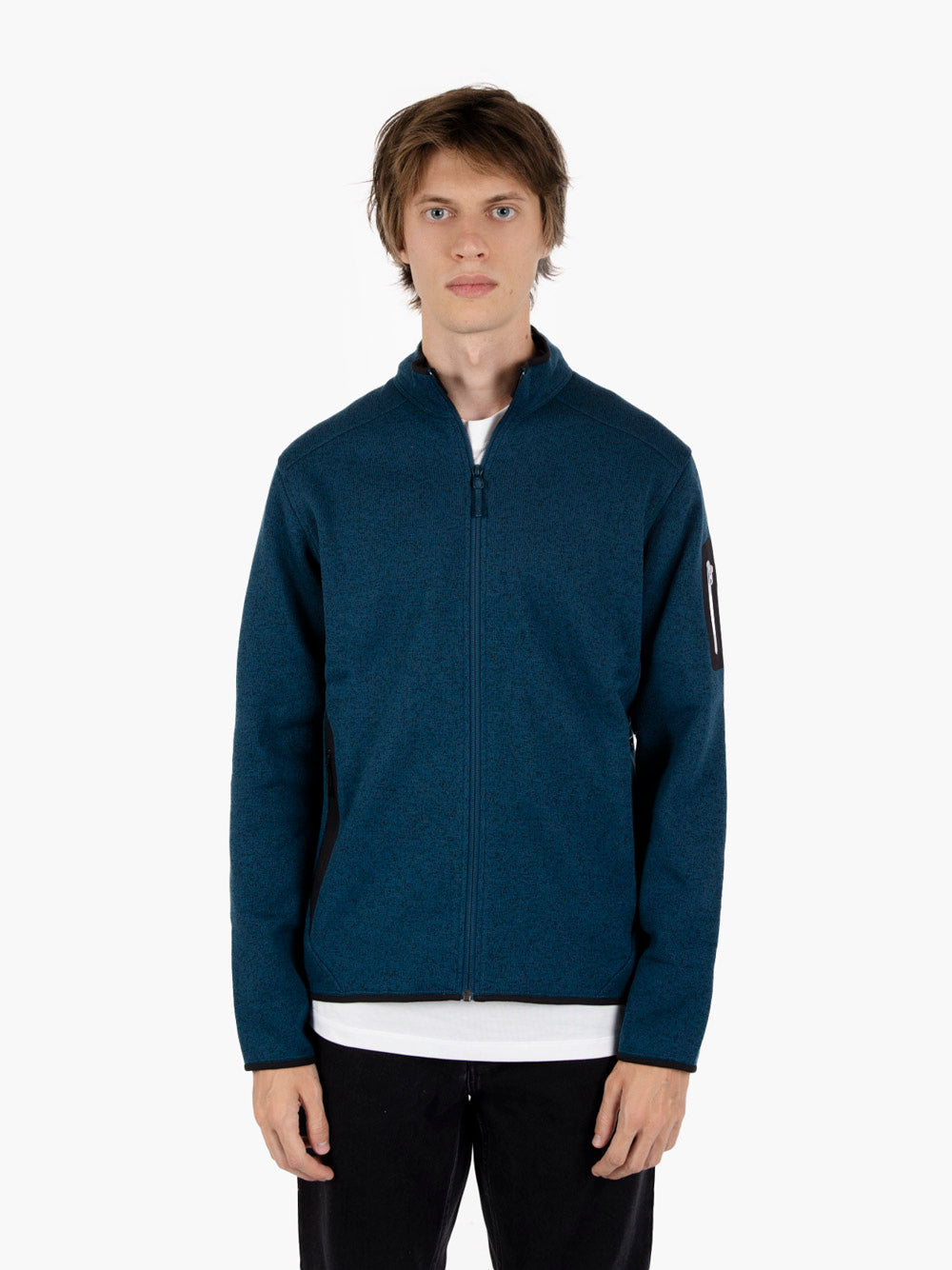 Covert cardigan M lodestar heather