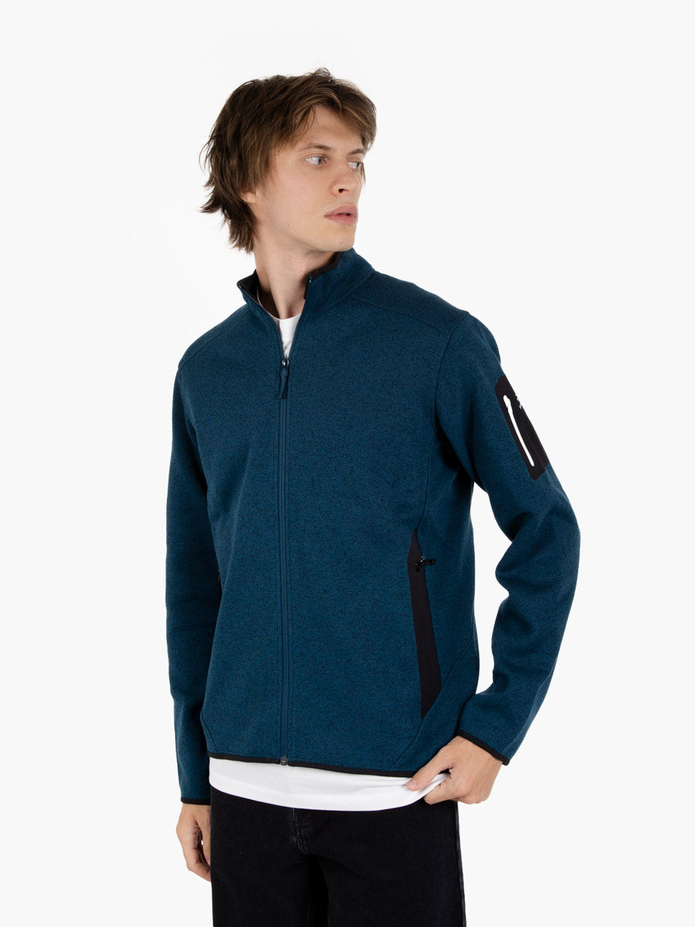 Covert cardigan M lodestar heather