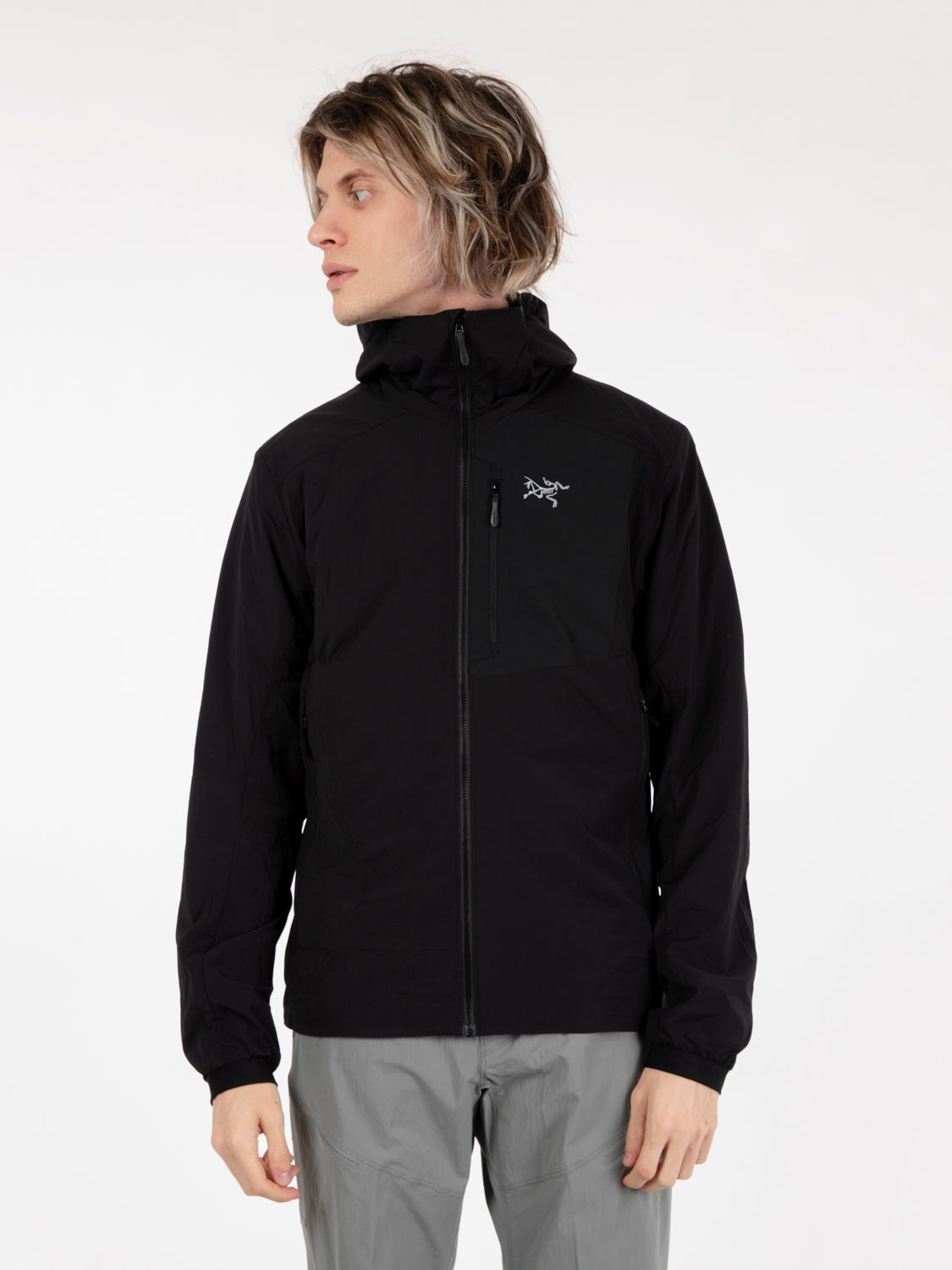 Proton lightweight M hoody jacket black
