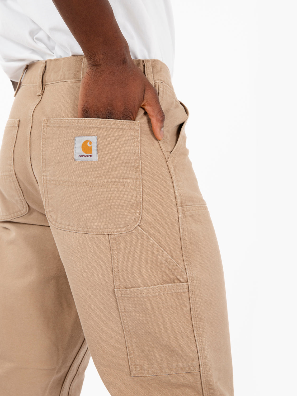 Double knee pant peanut