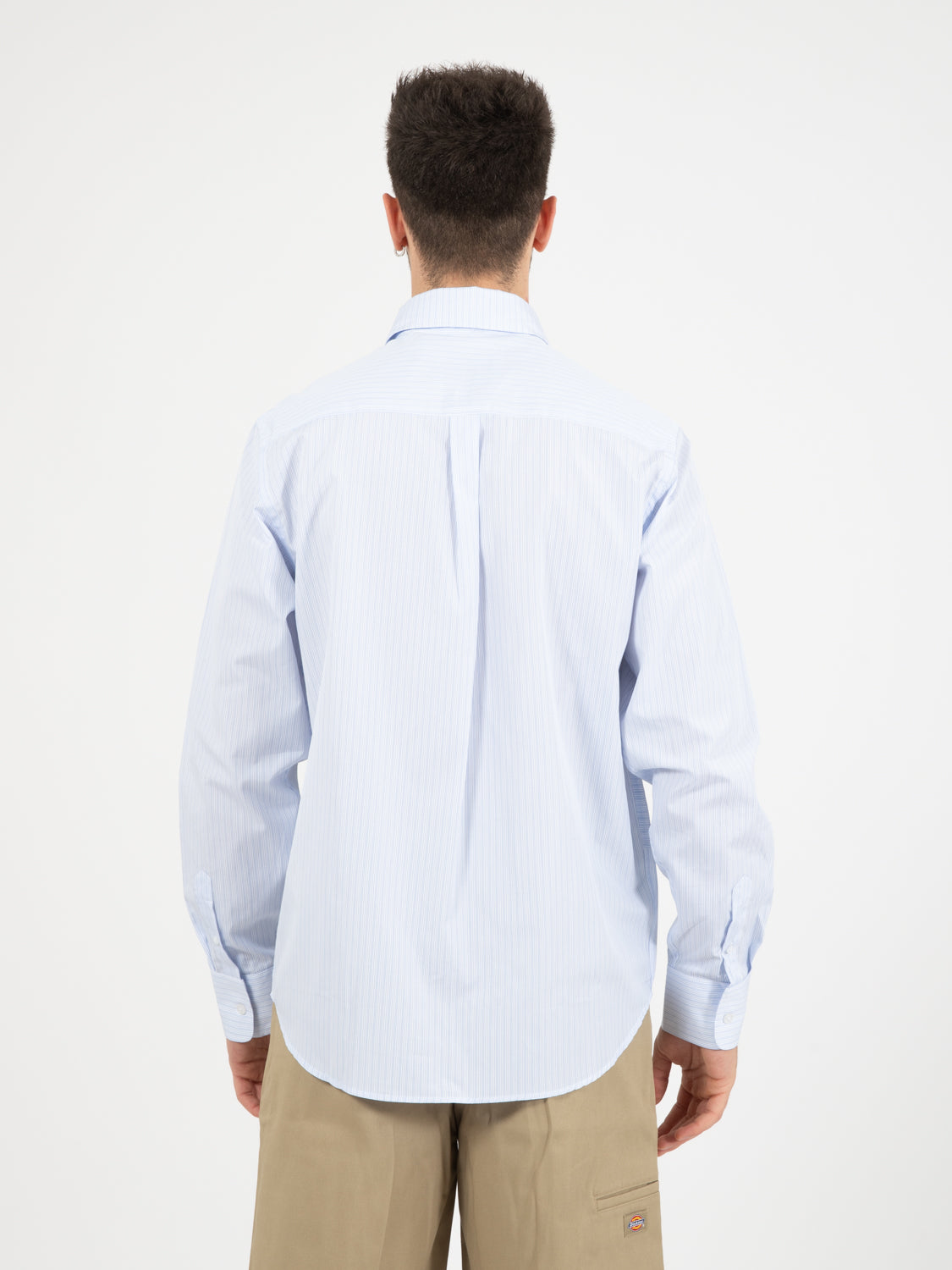 Camicia Stockton heart logo white / light blue