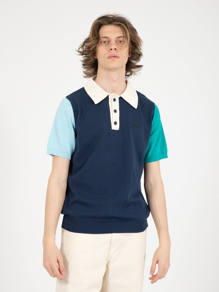 ARTE - Polo Koren contrast navy