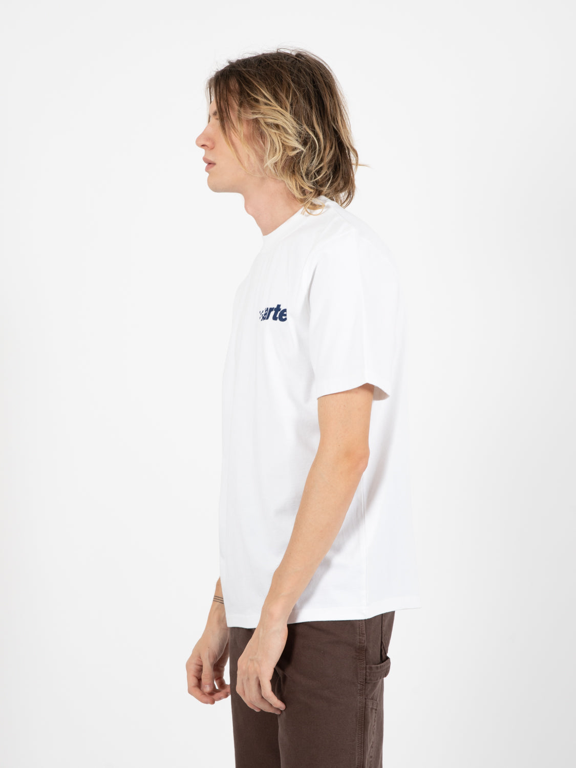 Tommy Pixel Logo White T-Shirt