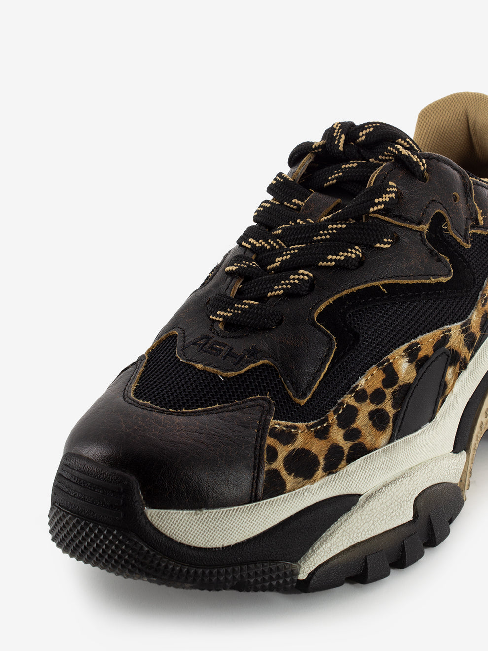 Sneakers Cycle Addict 04 black / leopard / brown