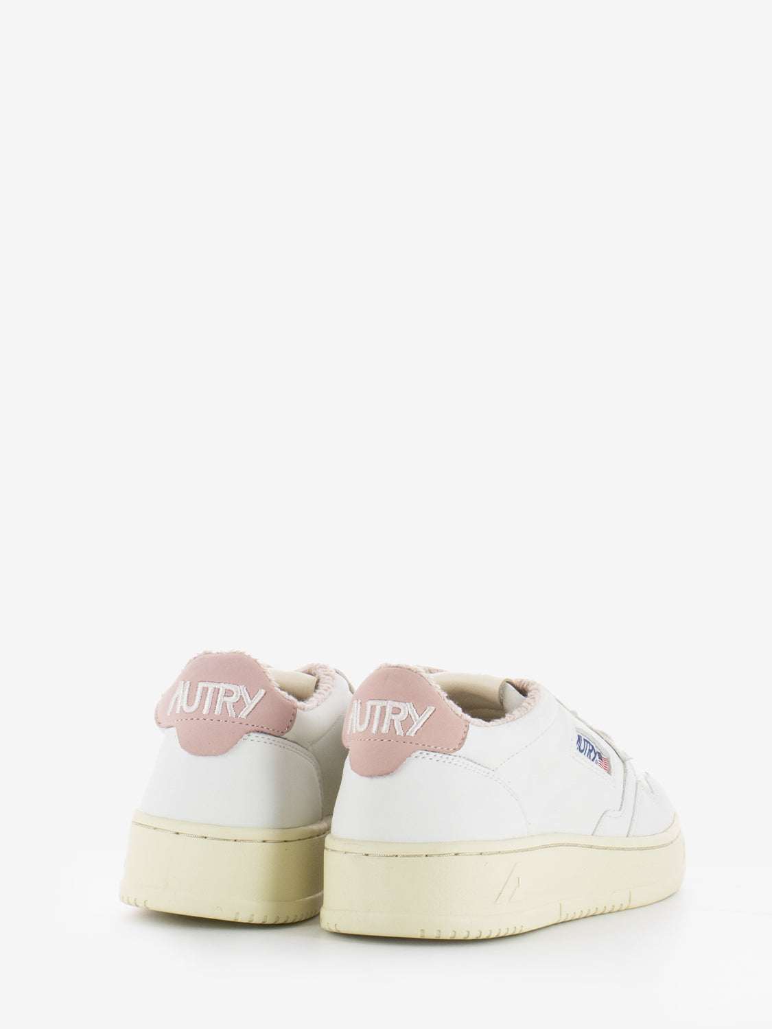 Mentalist Low W in white / powder leather