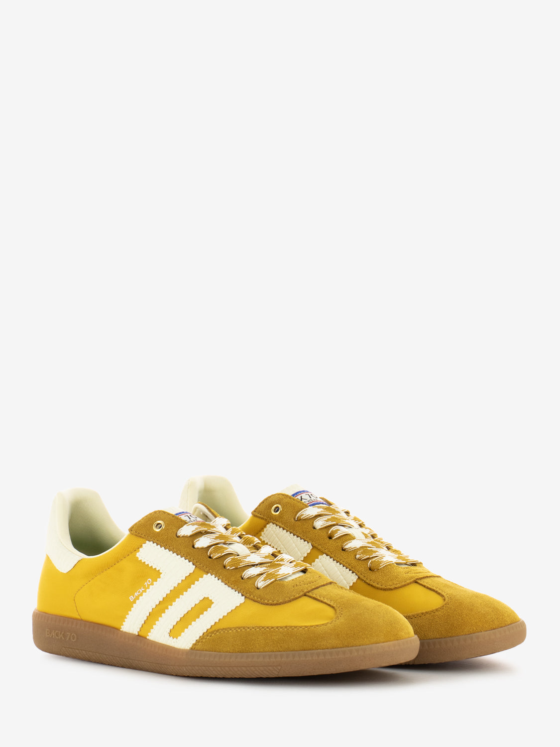 Ghost 08 yellow suede / milk sneakers