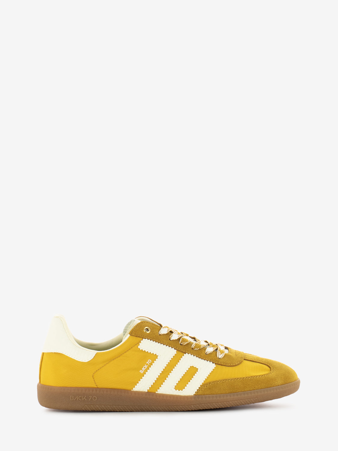 Ghost 08 yellow suede / milk sneakers