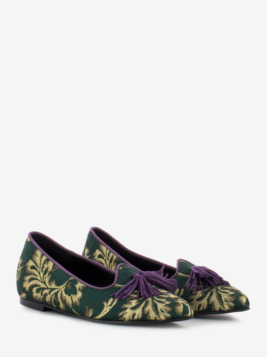 La Ballerina Baroque Ballerina Purple/Green STIMM