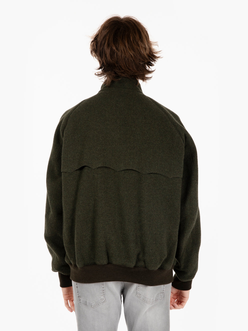 Double wool jacket G9 af loden green