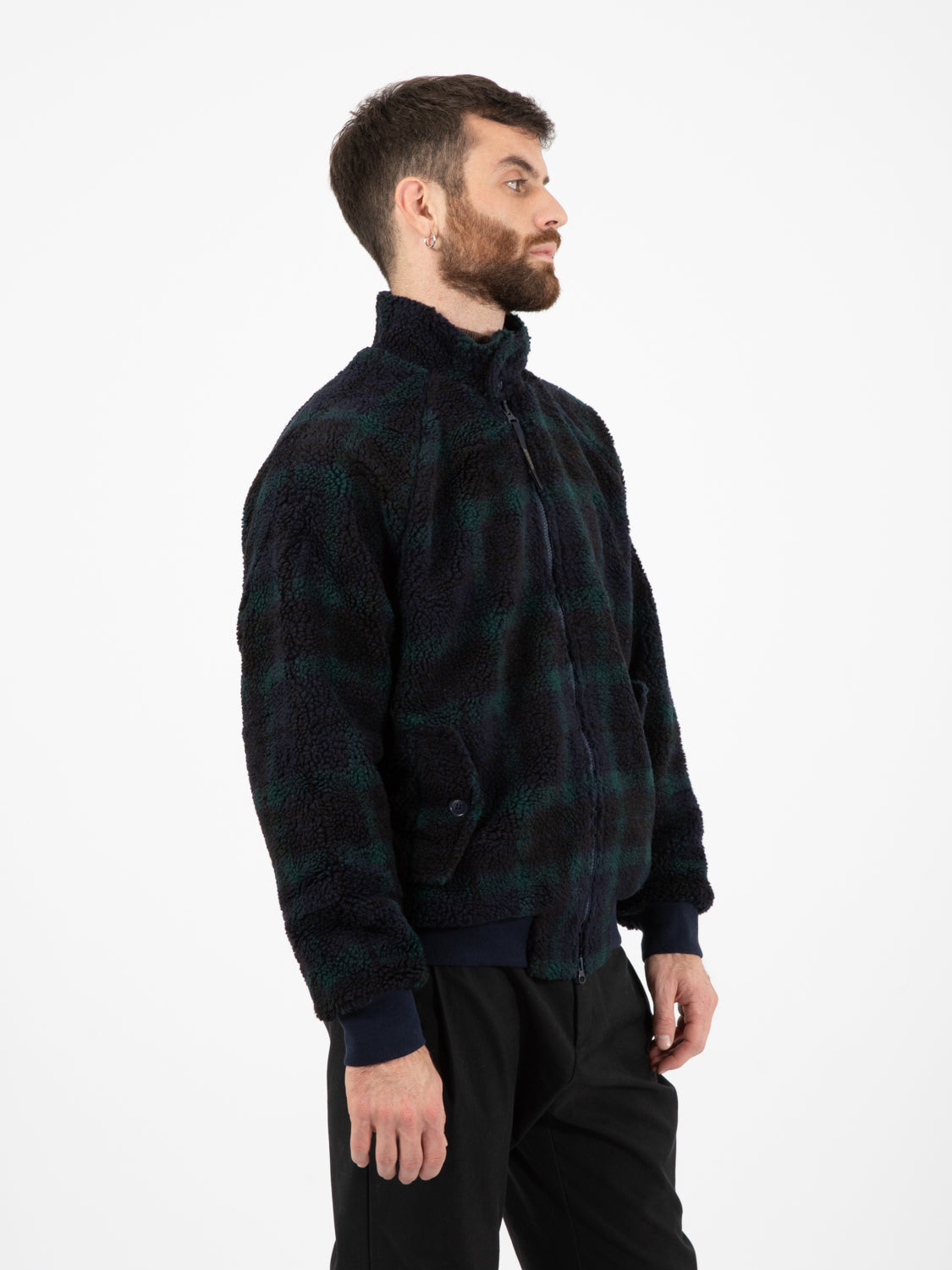 Giacca G9 Curly Fleece black watch