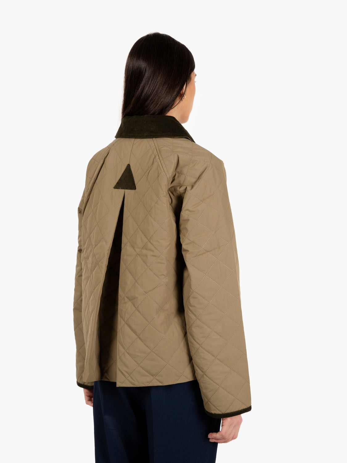 Anise Quilt jacket dusky green
