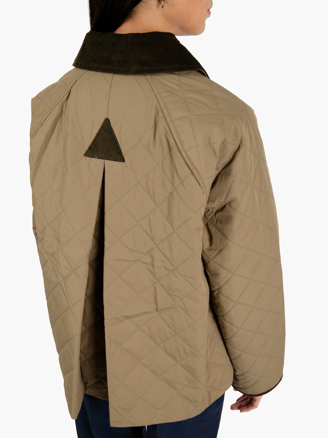 Anise Quilt jacket dusky green