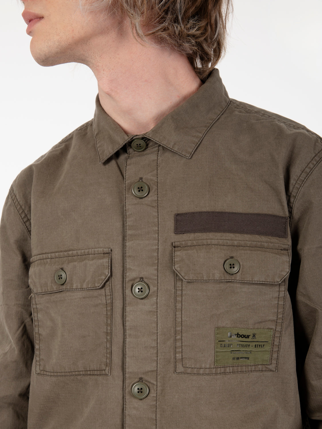 Bidlam Overshirt Tarmac Green