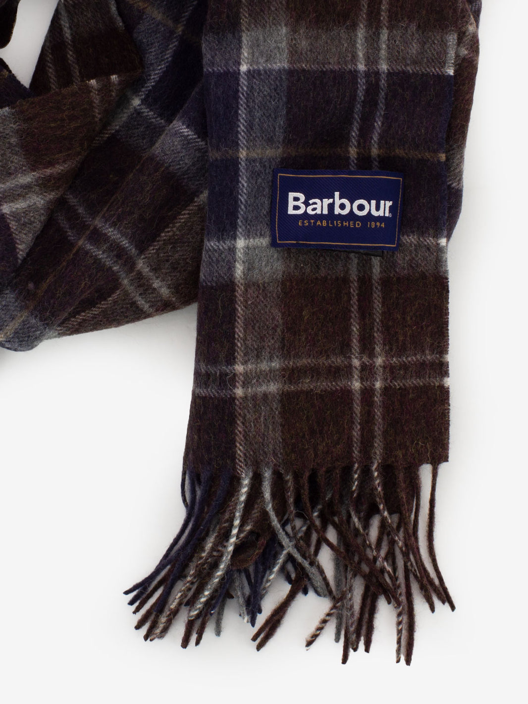 Braden tartan scarf midnight oak tartan
