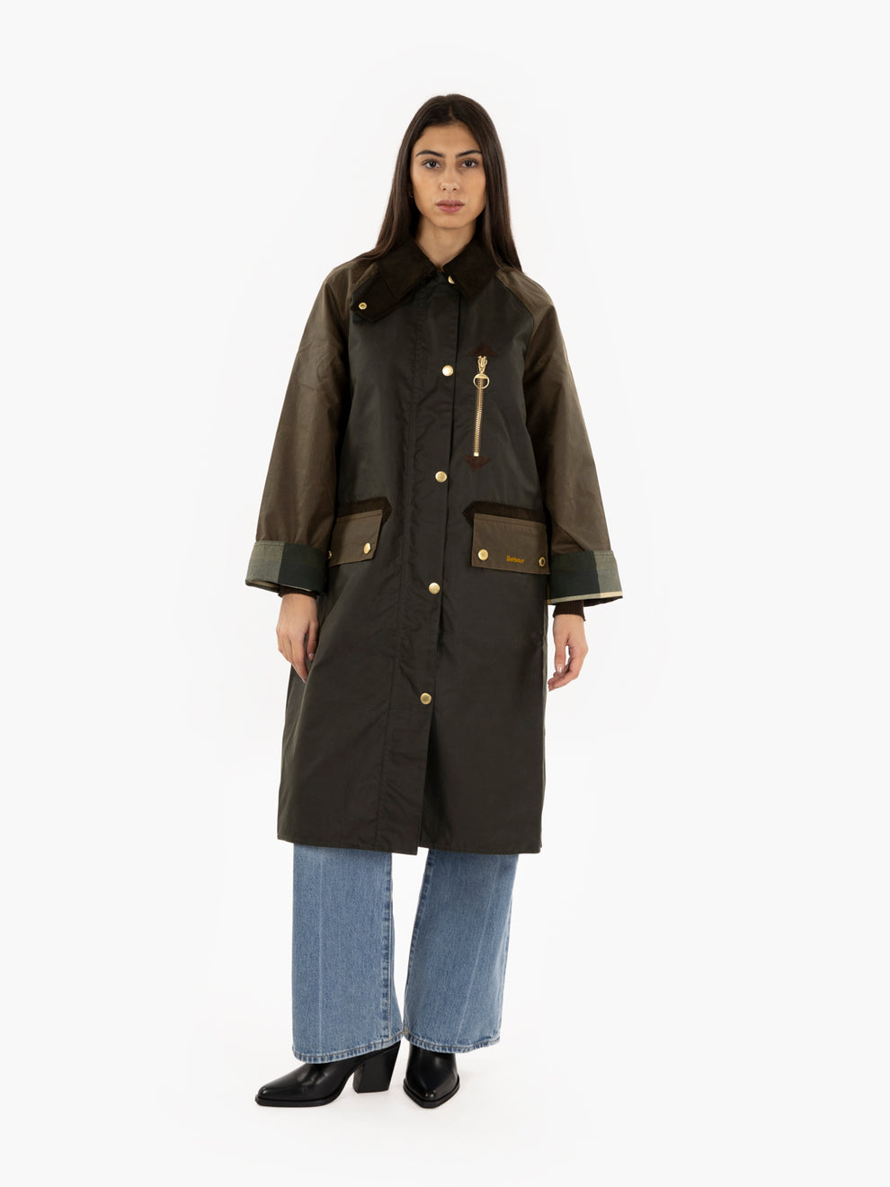 Giacca Evette Wax verde