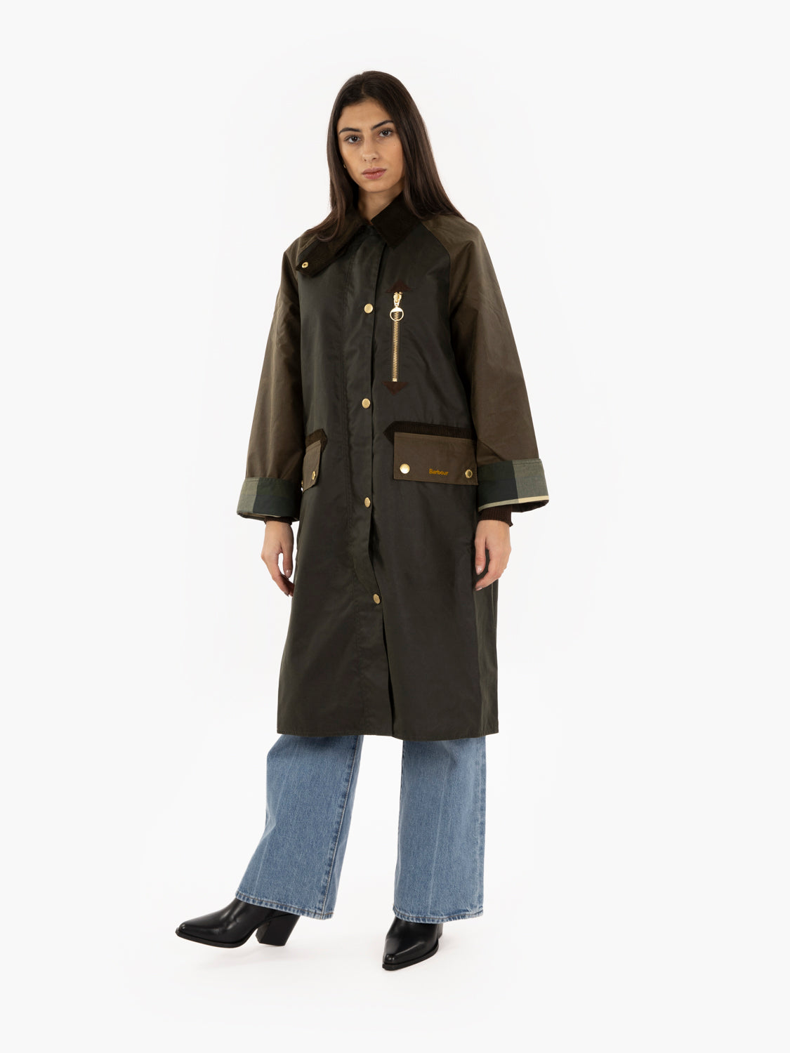Giacca Evette Wax verde