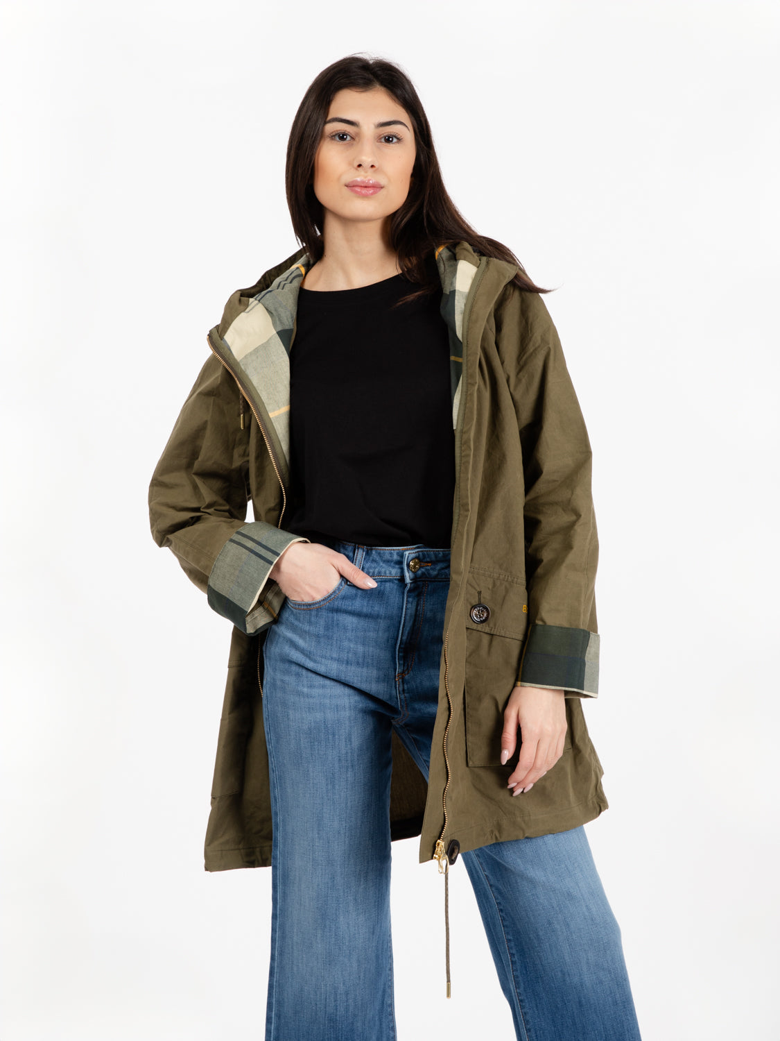 Keldy showeroroof dusky green jacket