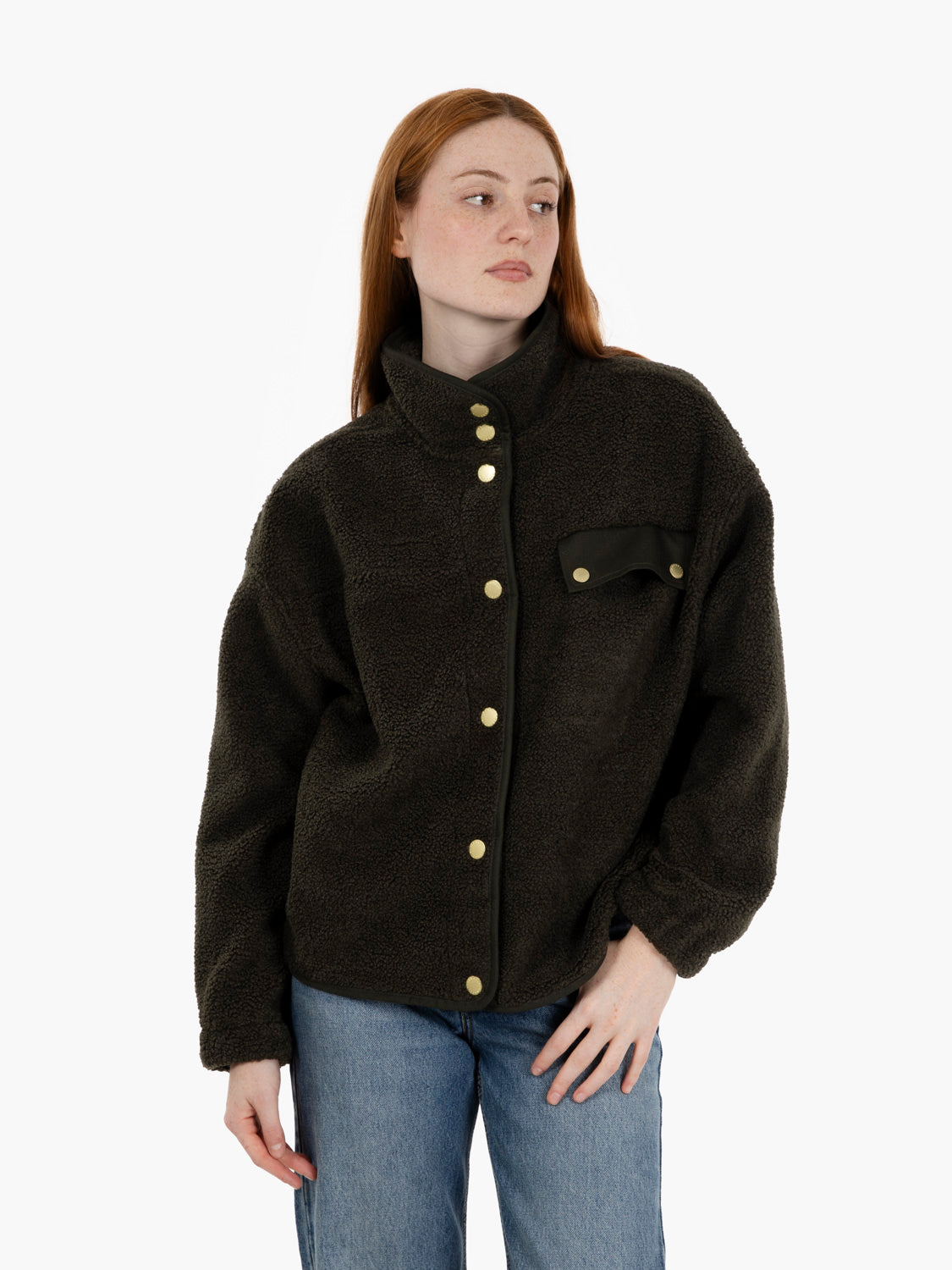 Mabel fleece olive