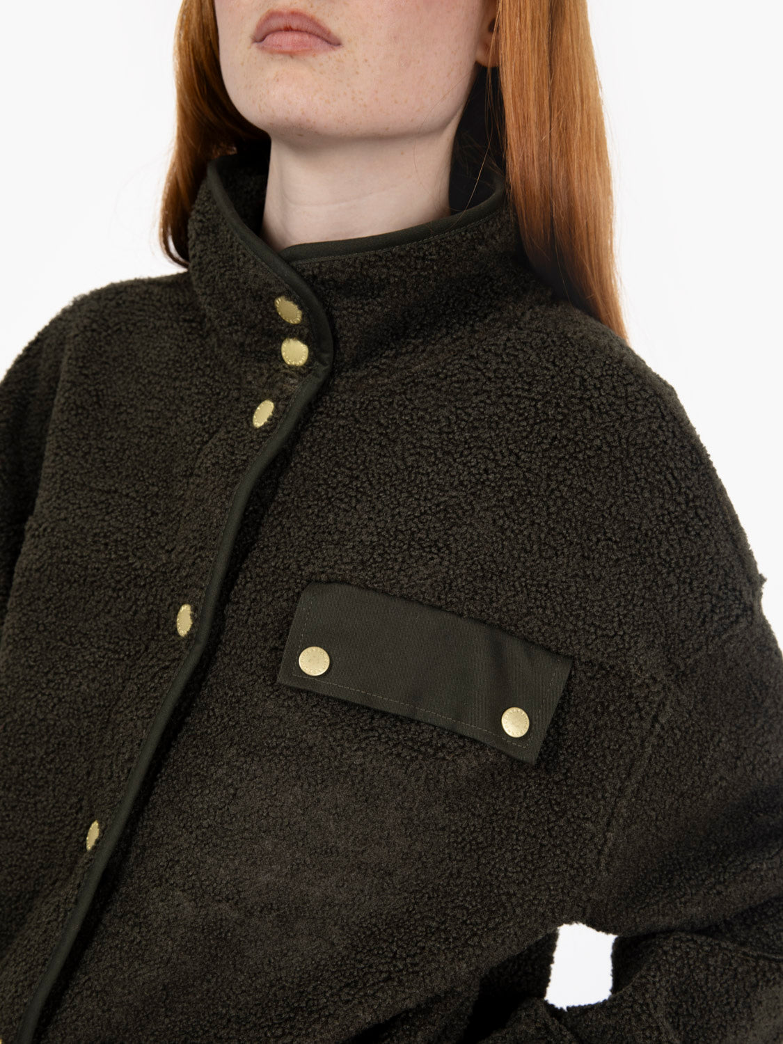 Mabel fleece olive