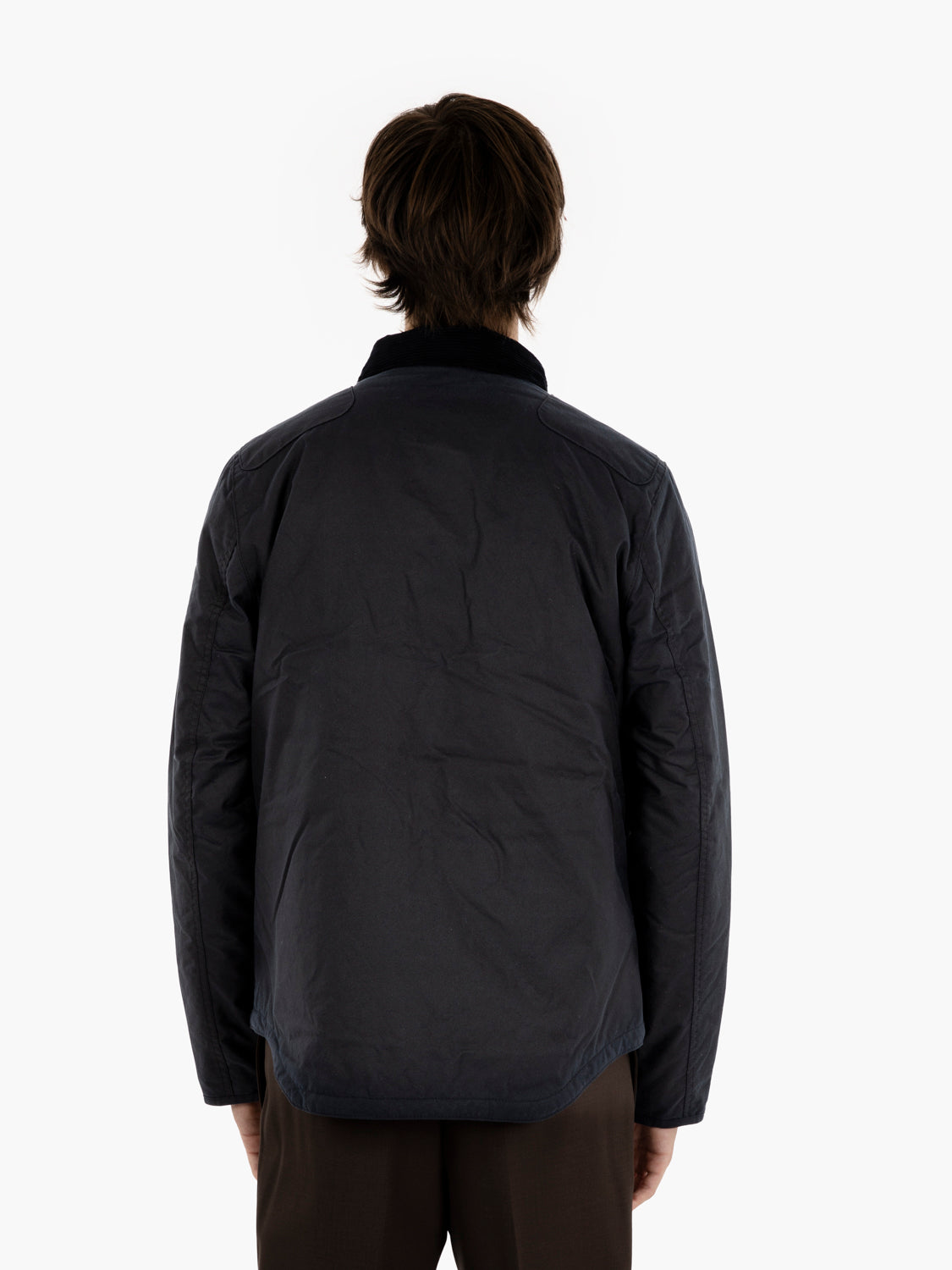 Reelin wax jacket navy