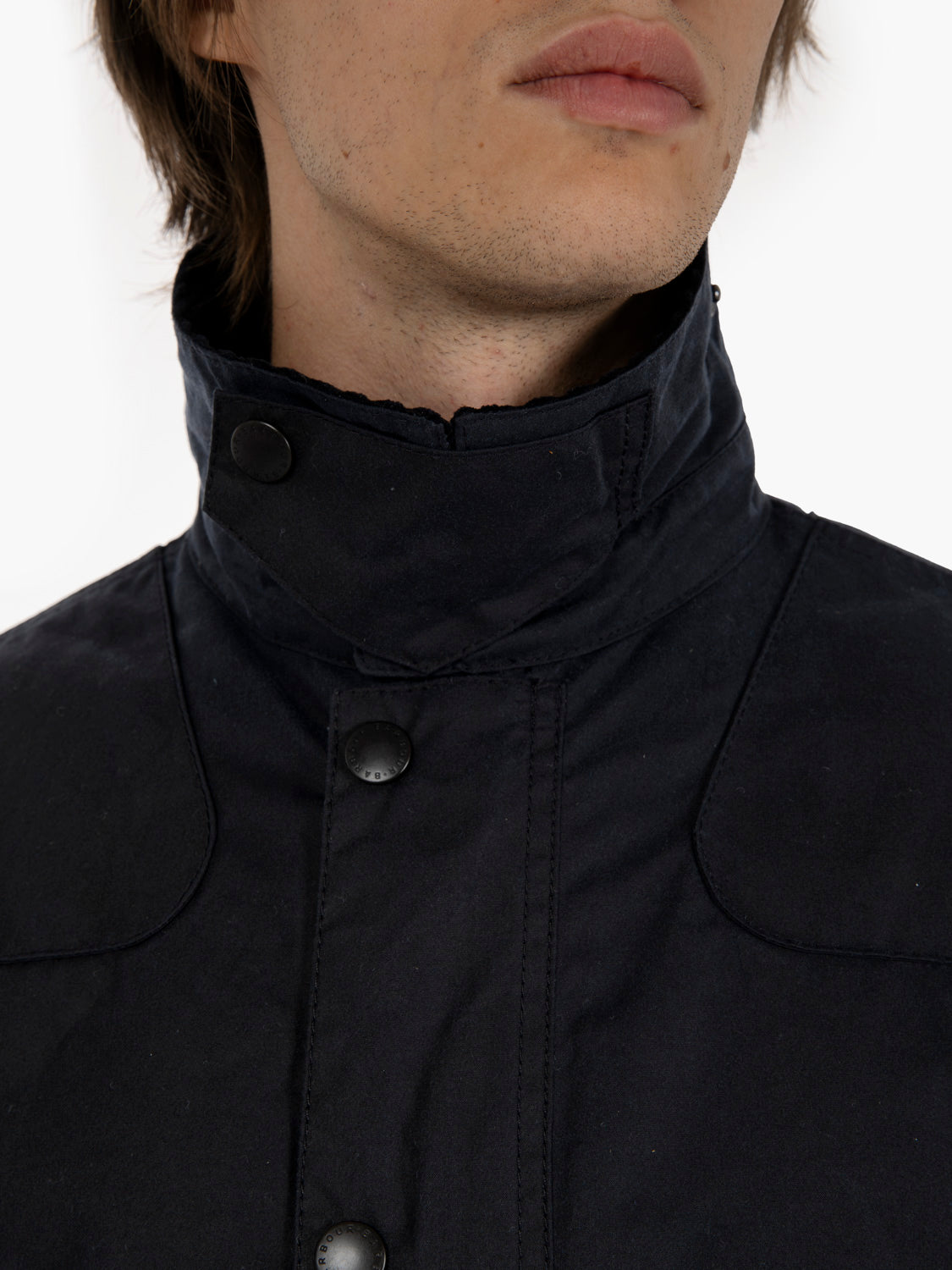 Reelin wax jacket navy