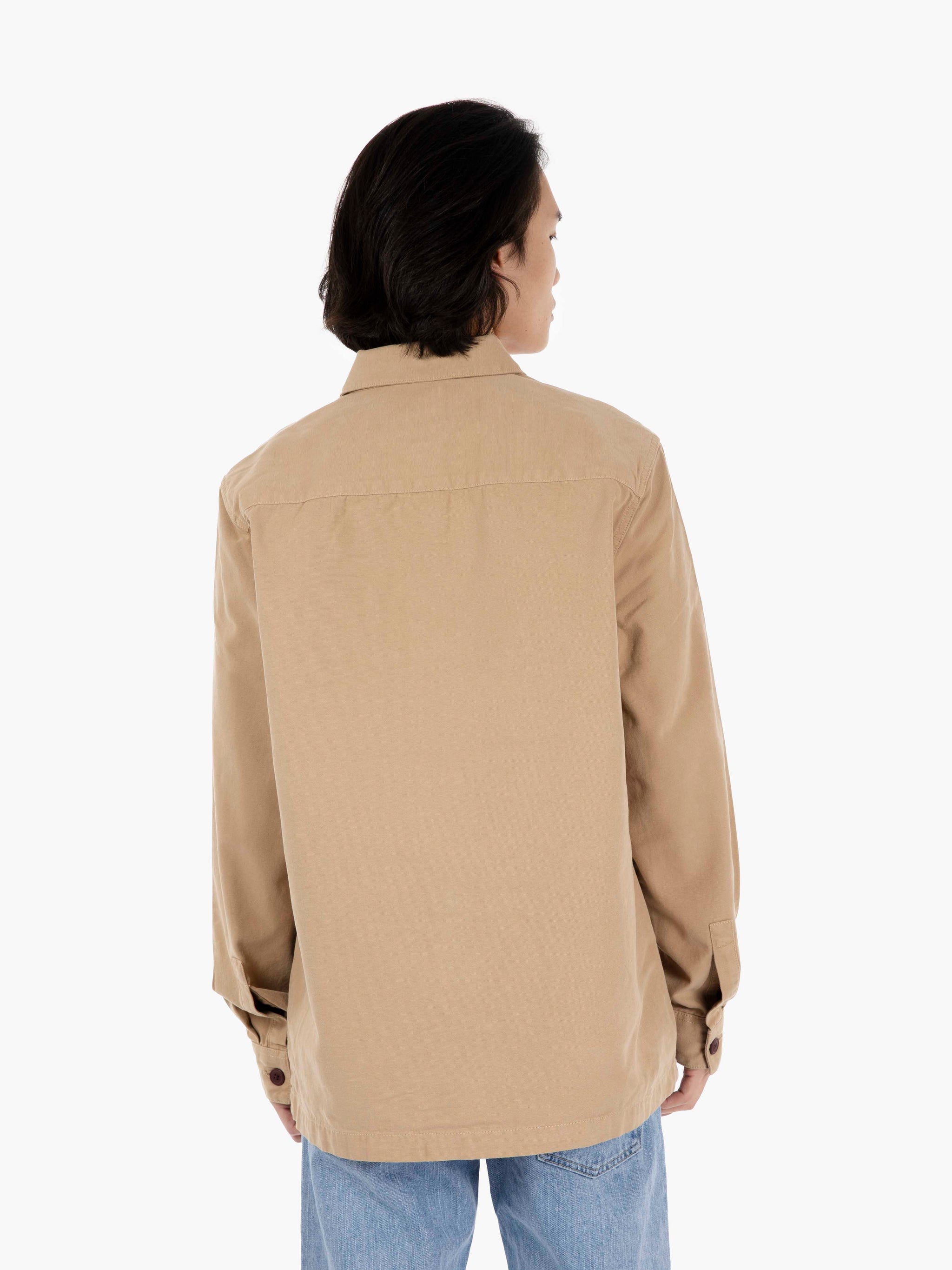 Overshirt Washed Cotton washed stone overshirt
