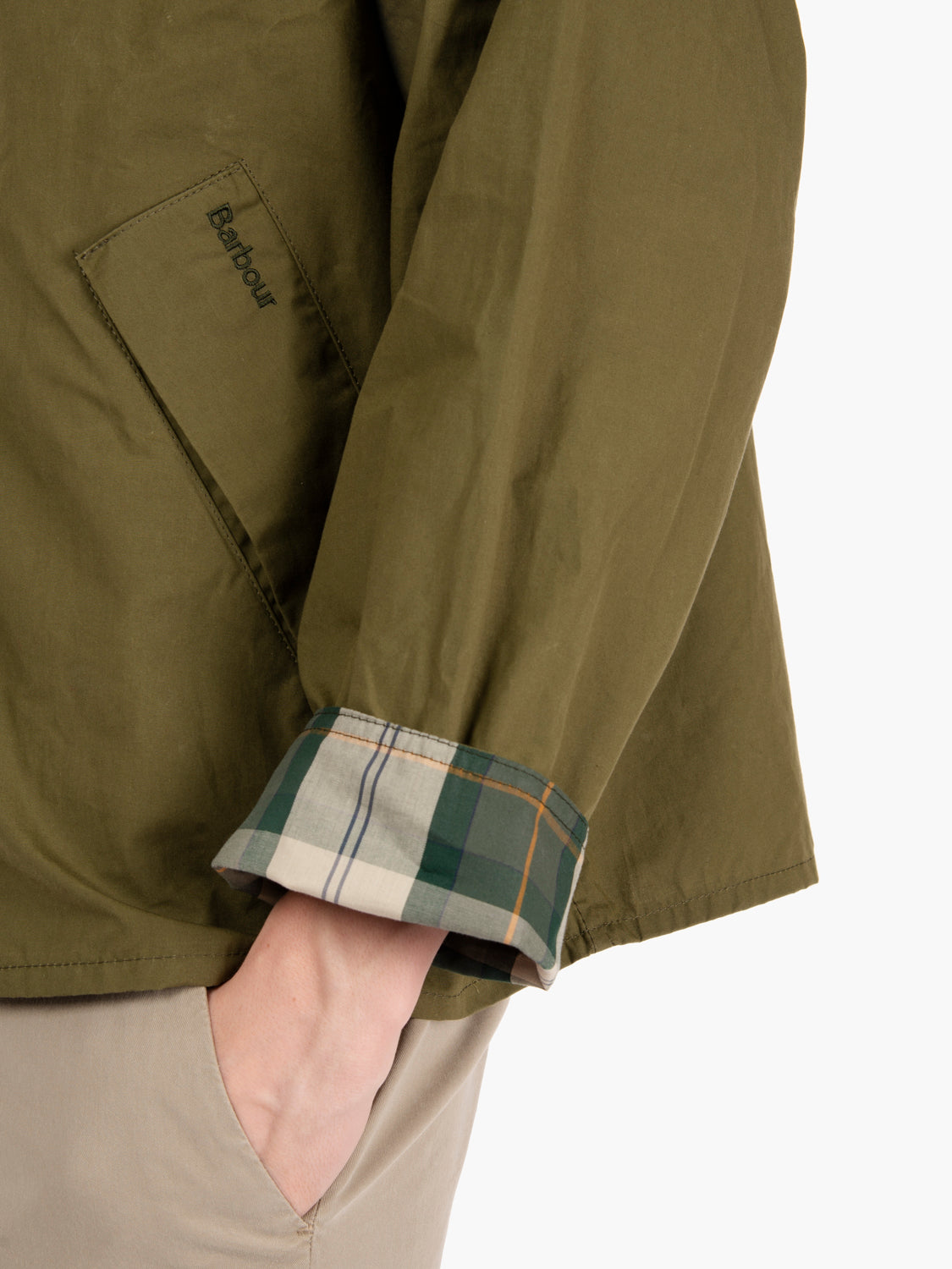 Transport casual jacket dusky green