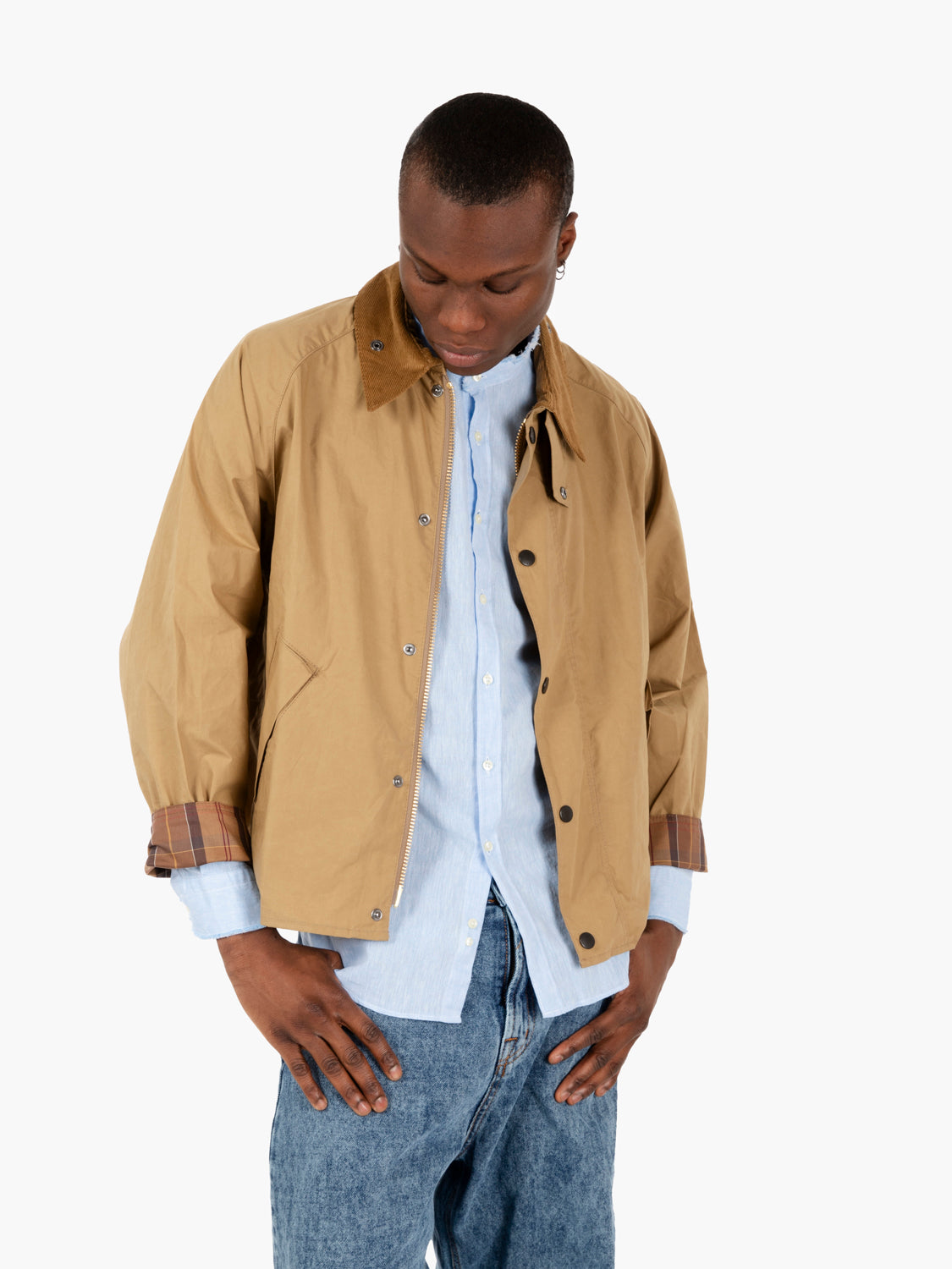 Barbour Transport casual jacket golden khaki