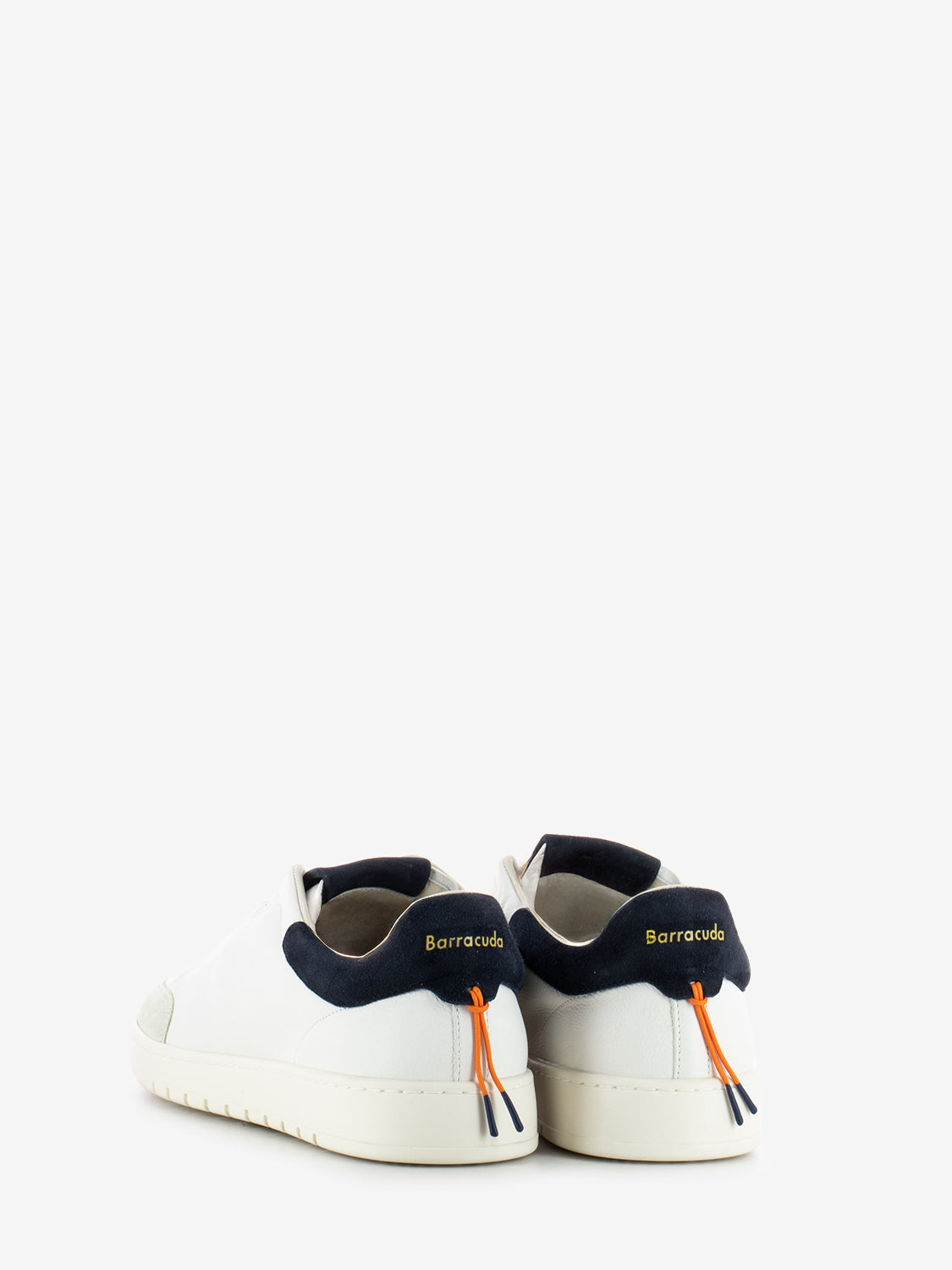 Sneakers in pelle e camoscio marmo / camelia / navy