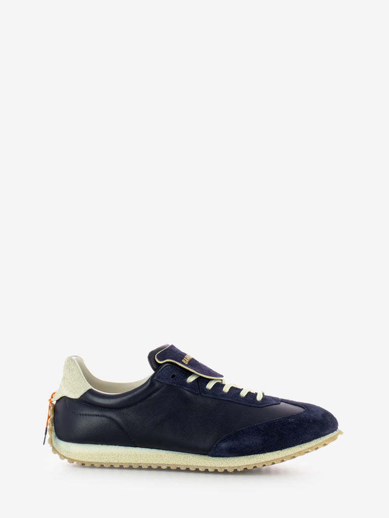 BARRACUDA - Sneakers in pelle e suede blu