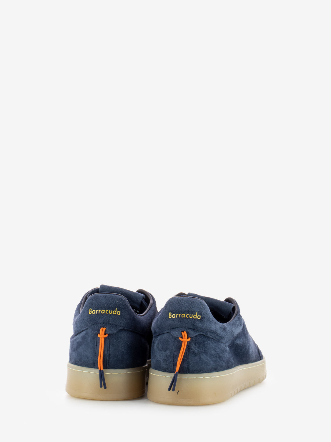 Sneakers vintage in camoscio blu denim