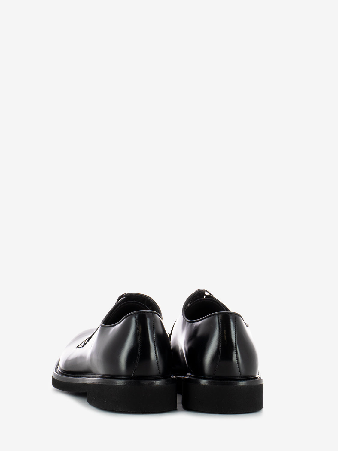 Scarpa derby allacciata nero