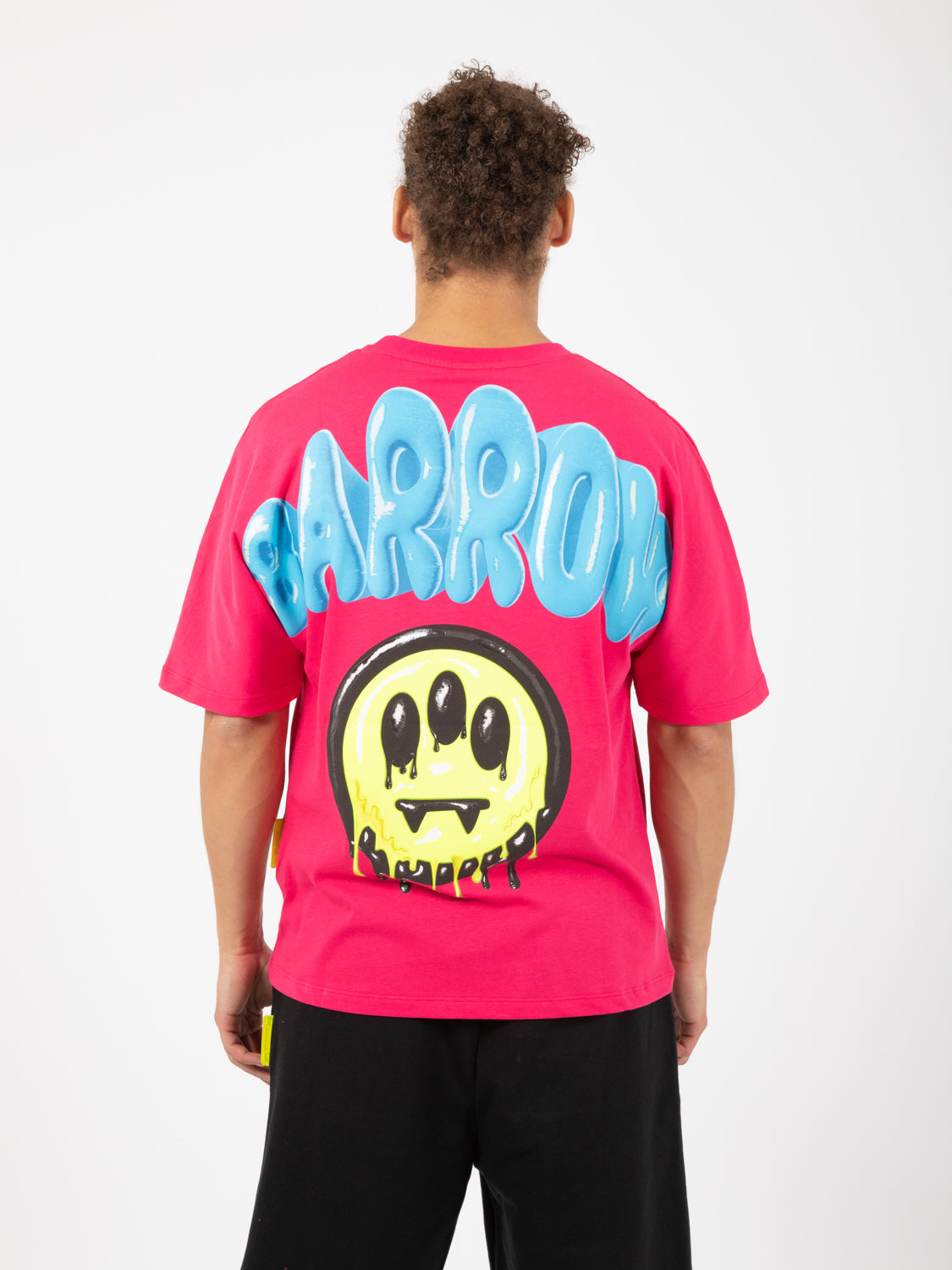 T-shirt in jersey fragola fucsia