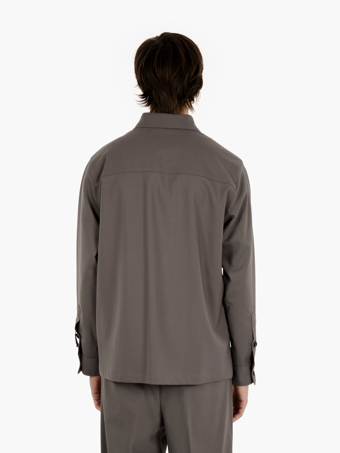 Giacca camicia fango