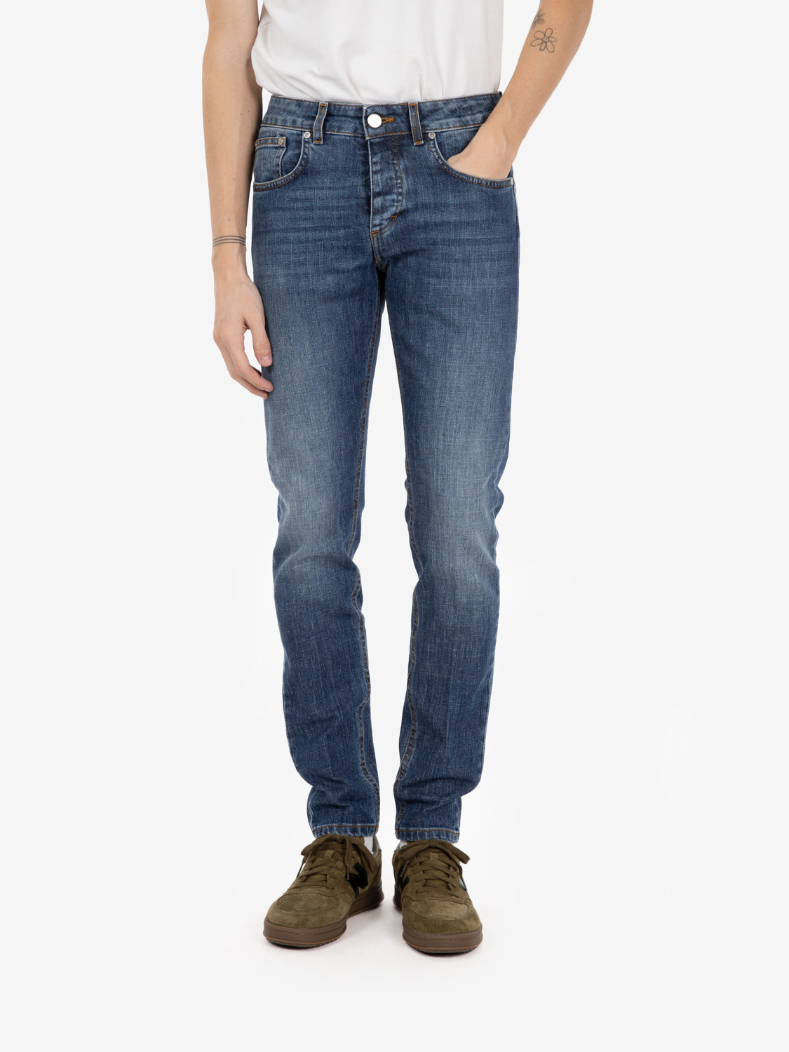 Davis Stretch Jeans Medium Blue