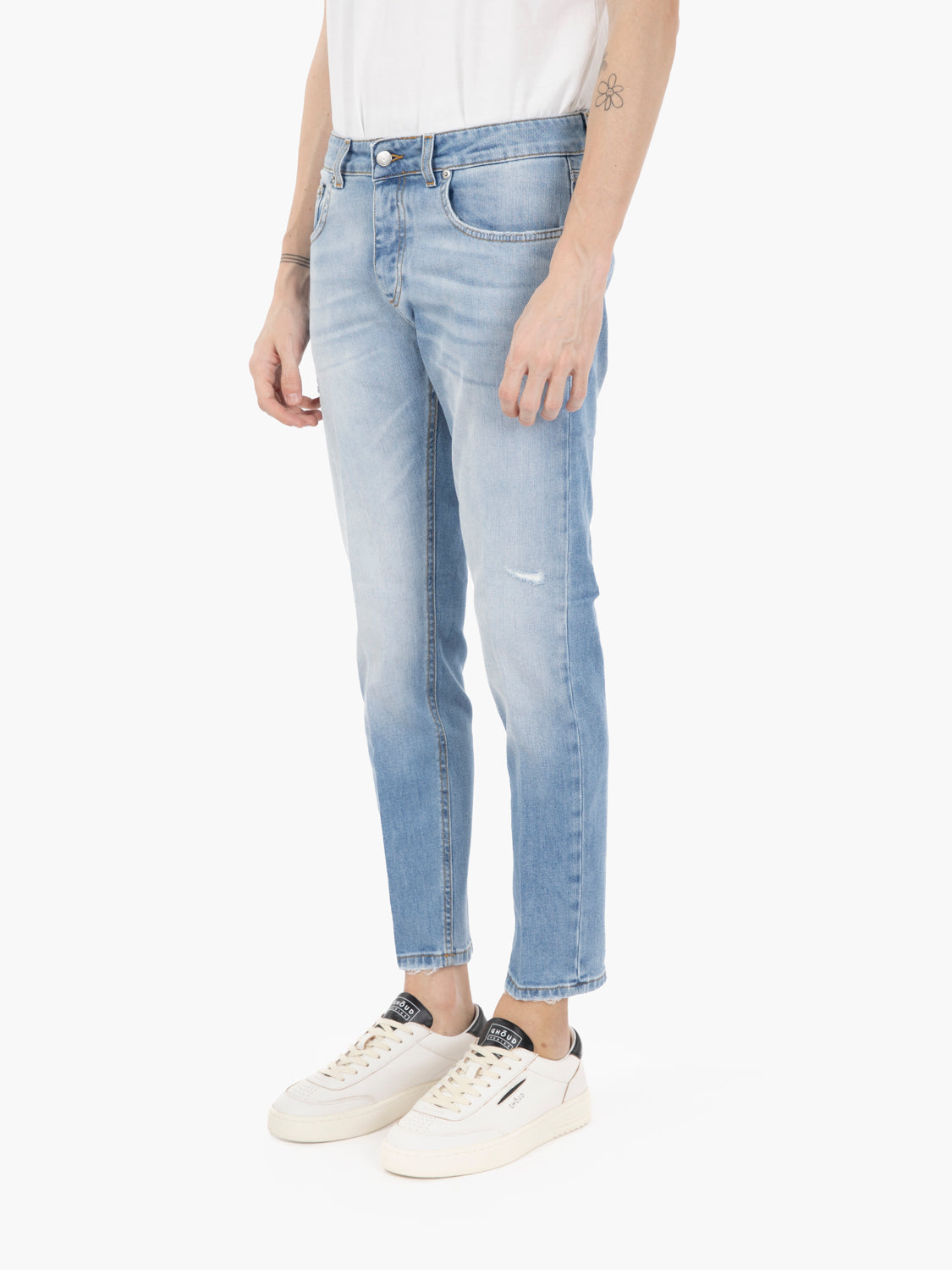 Jeans Davis slim elasticizzato denim chiaro