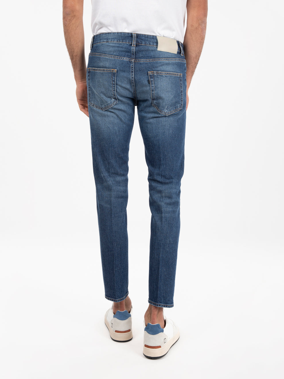 Davis Shorter medium blue skinny jeans