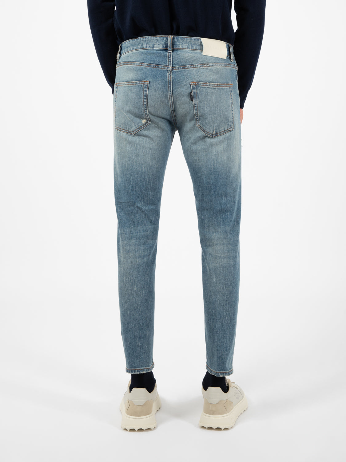 Jeans skinny Davis Shorter denim sabbiato