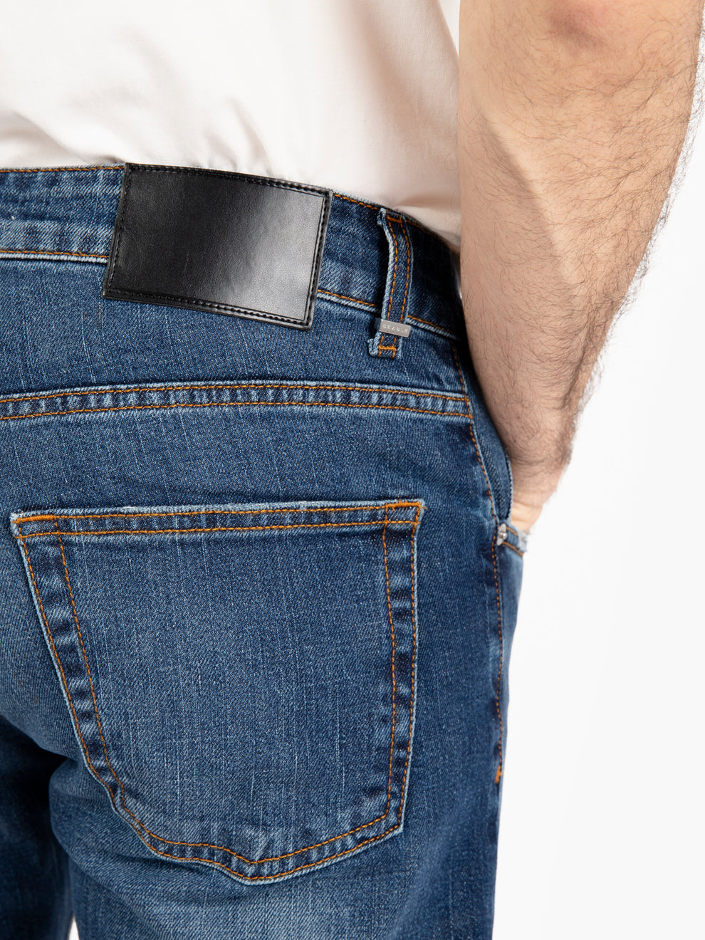 Jeans skinny Davis used denim medio