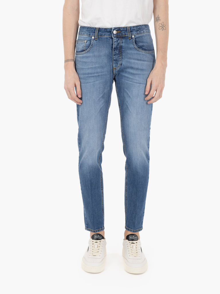 BE ABLE - Jeans slim Davis blu medio chiaro