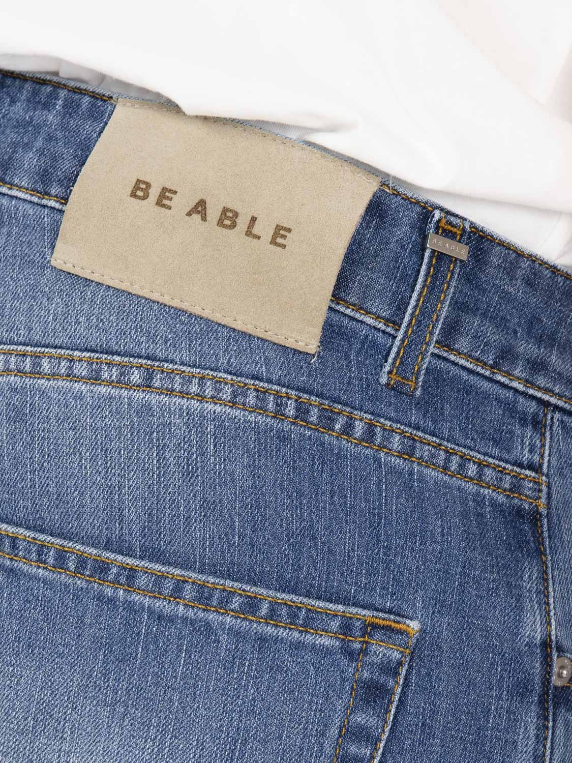 Jeans slim Davis blu medio chiaro