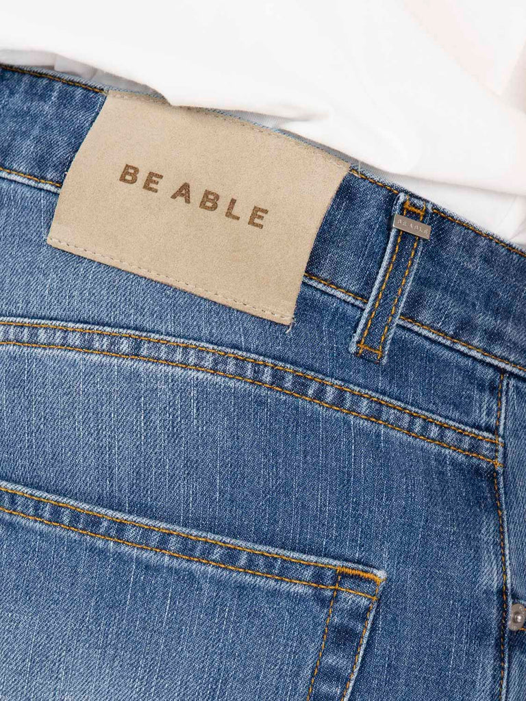 BE ABLE - Jeans slim Davis blu medio chiaro